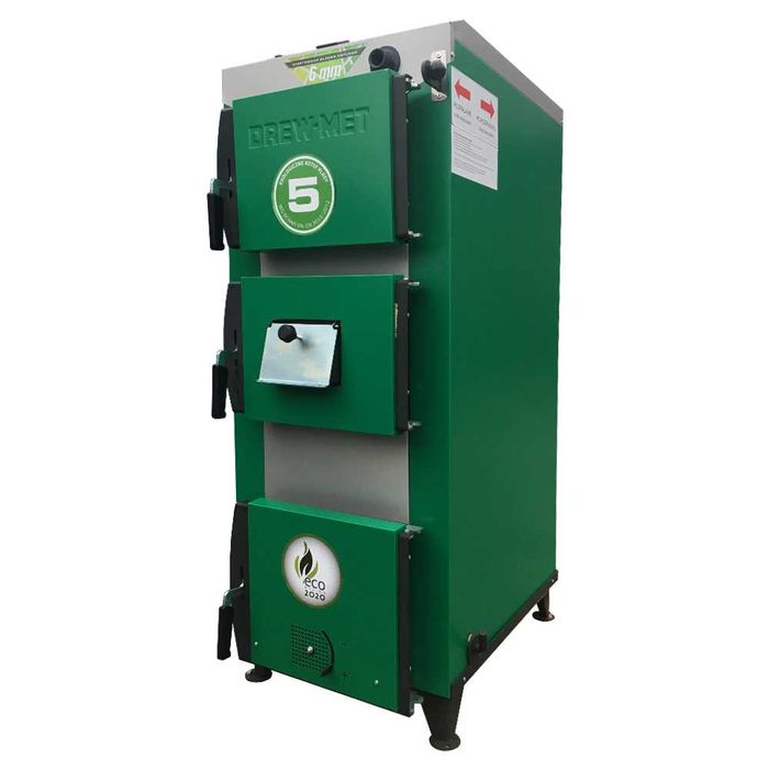 Kocioł DREW-MET UNI DS BW 9 kW - 5 klasa - ED - zasypowy / tradycyjny