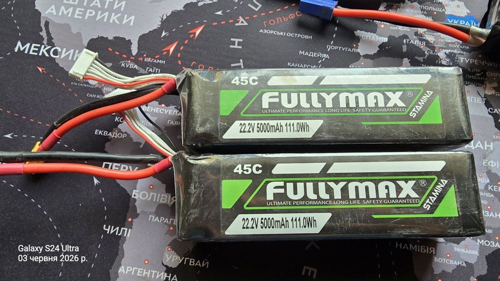 Li-po 6S 5000mah 120C  аккумулятор RC для ARRMA LOSI TRAXXAS