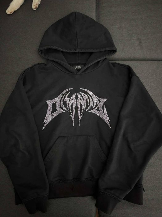 Bluza z brylancikami DISARRAY M czarna