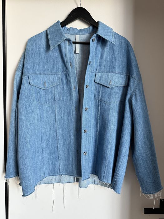 Світлоблакитна джинсова сорочка, розмір s, підійде на м