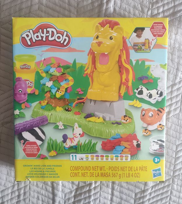 Ciastolina Play doo lew pudełko uszkodzone