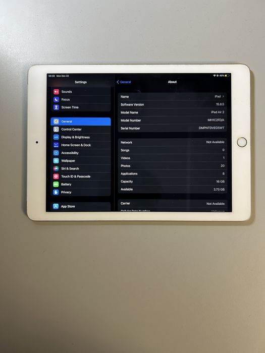 Ipad air 2 - bardzo ładny!!