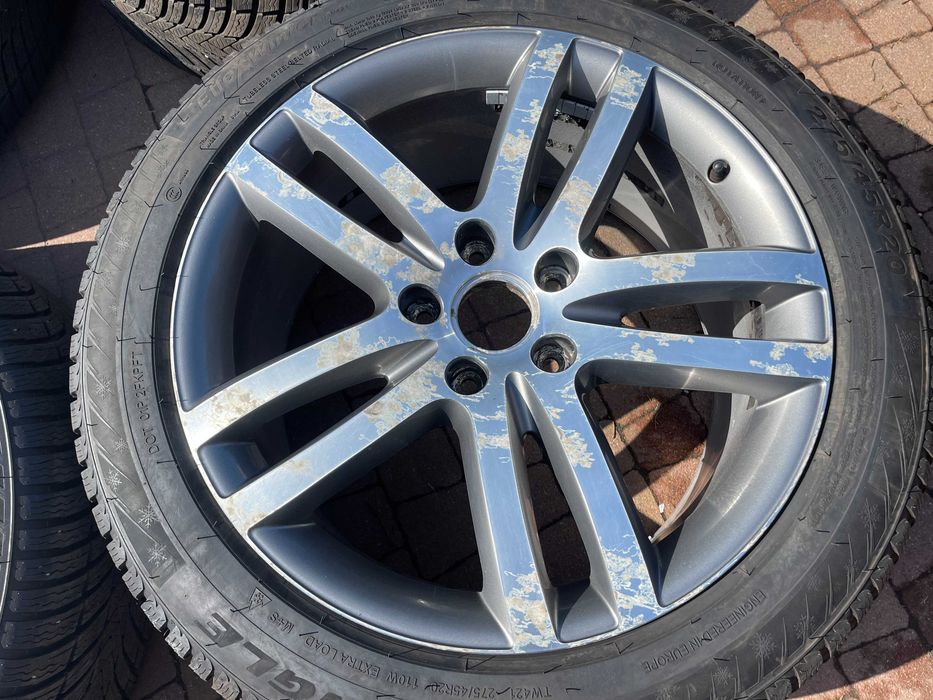 4057. Koła zimowe Audi Q7 4L oryginał 275/45/20 opony 2025r 8mm
