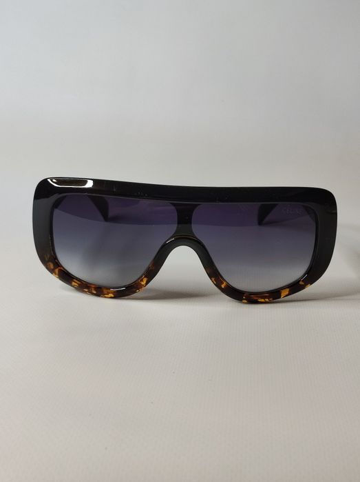 Солнцезащитные Очки в Стиле Маска в Леопардовом Принте