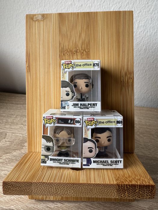 Pack 3 Bitty Pop The Office - Dwight + Jim + Michael Scott