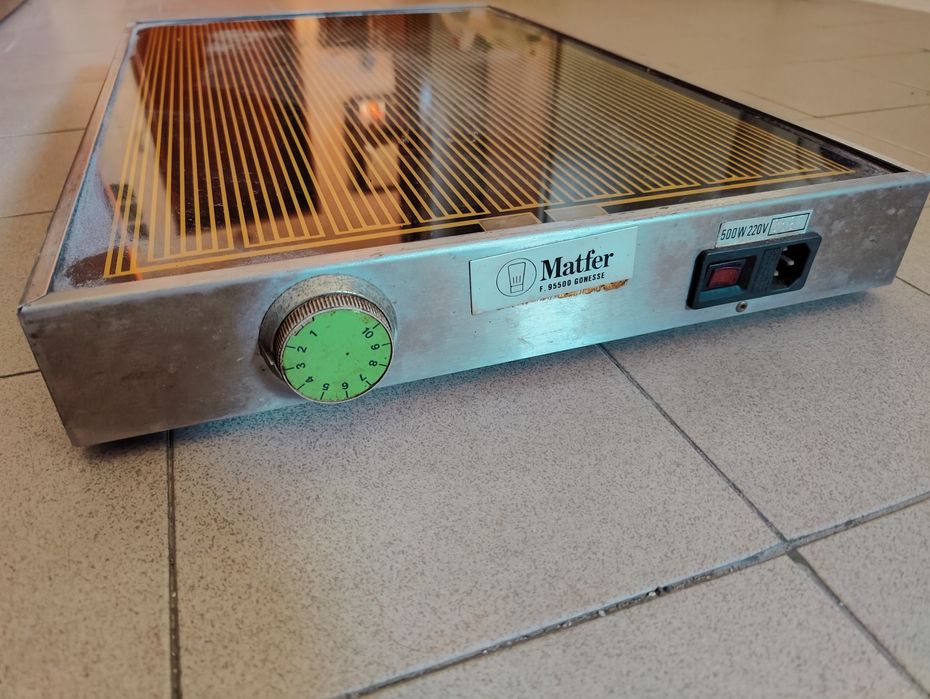 Placa aquecedora de exposição 500w