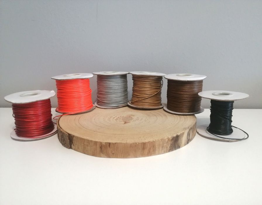 Bransoletka różaniec dziesiątka różańca różne kolory sznurek regulacja