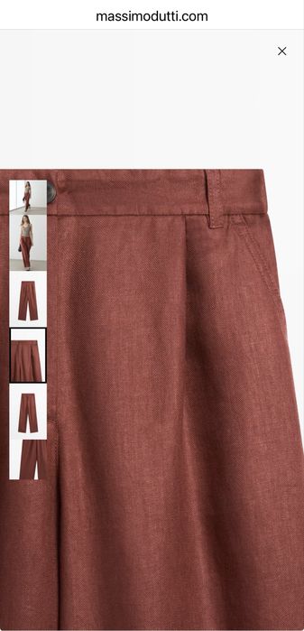Massimo Dutti Жіночі штани льон