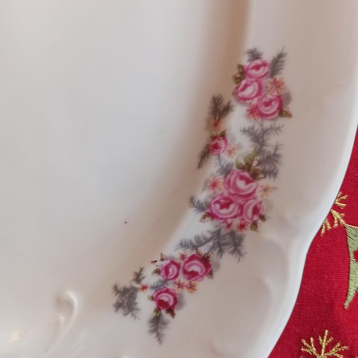 Wałbrzych duży owalny półmisek 39cm/27cm