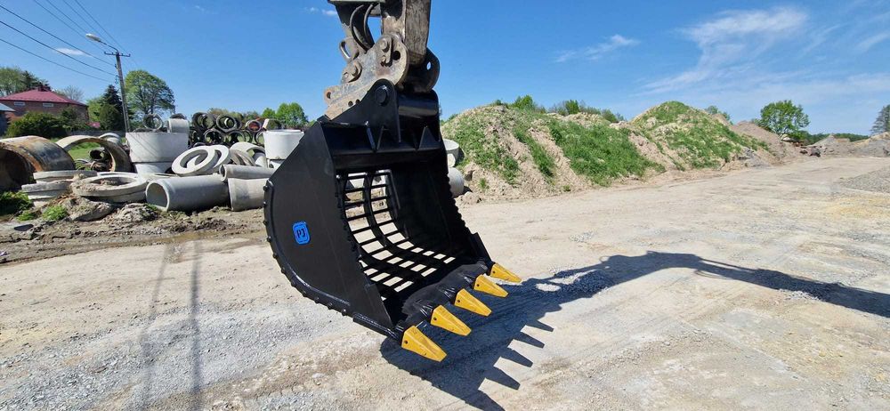 Łyżka przesiewająca tłuczeń kamień gruz koparka 12-25t CAT VOLVO SANY