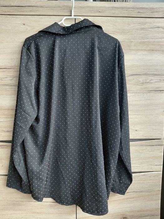Koszula czarna z diamencikami rozmiar 46
