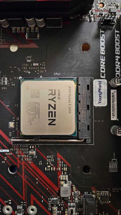 Компютерна збірка MSI X470 Gaming Plus + Ryzen 5 3600, 16 ГБ DDR4 3200