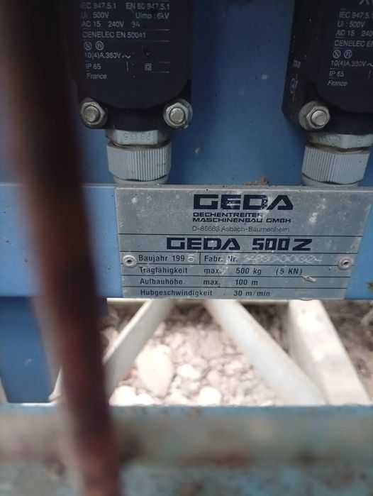 Winda budowlana Geda Z 500