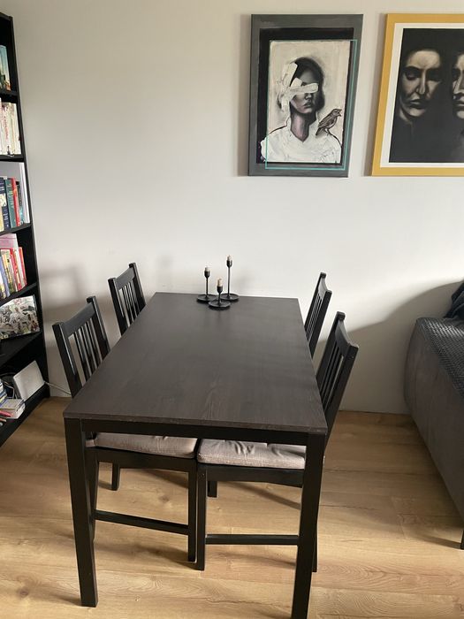Stół Ikea Vangsta + 6 krzeseł STEFAN