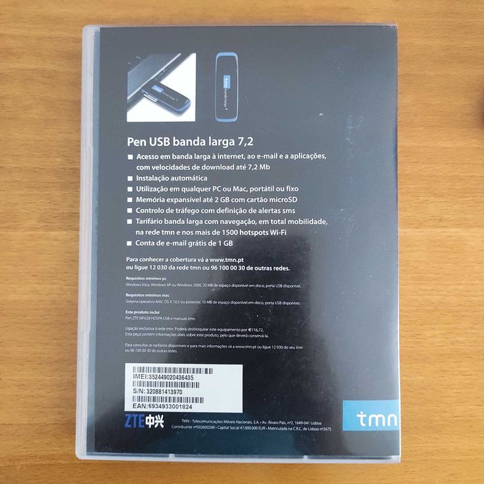 Pen para acesso à Internet TMN e Kanguru