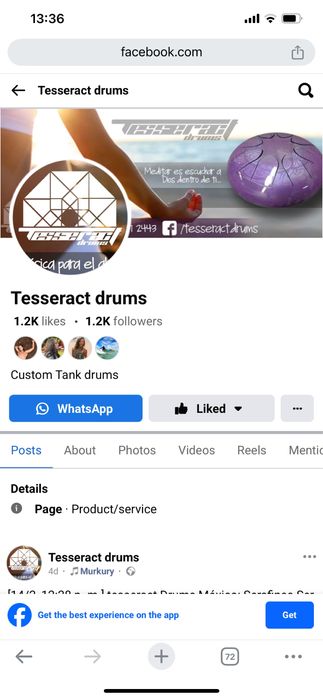 Drum feito a mão no mexico