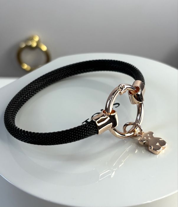 TOUS bransoletka Hold różowe srebro Vermeil 925