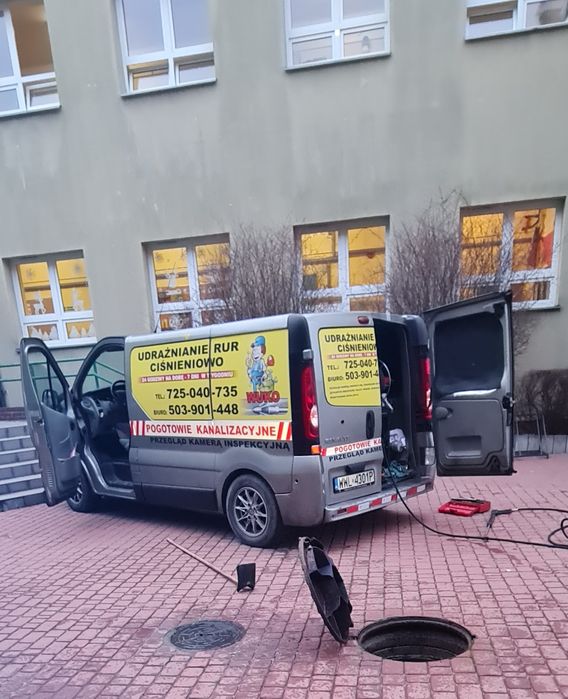 HYDRAULIK Udrażnianie rur przegląd kamerą Tv Wuko Udrażnianie Rur