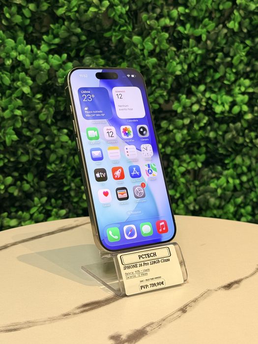 Apple iPhone 16 Pro 128Gb Cinza - Pague em até 48x