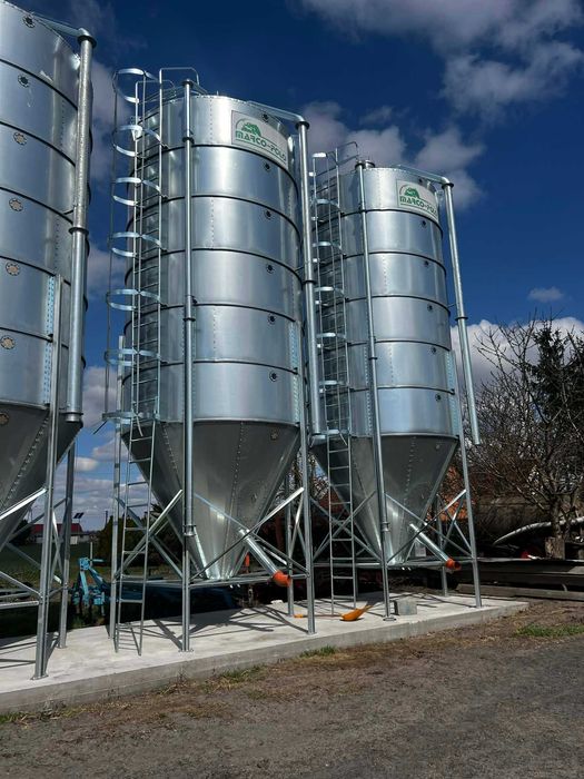 Silos Zbożowy lejowy 10 t, super jakość , szybka realizacja