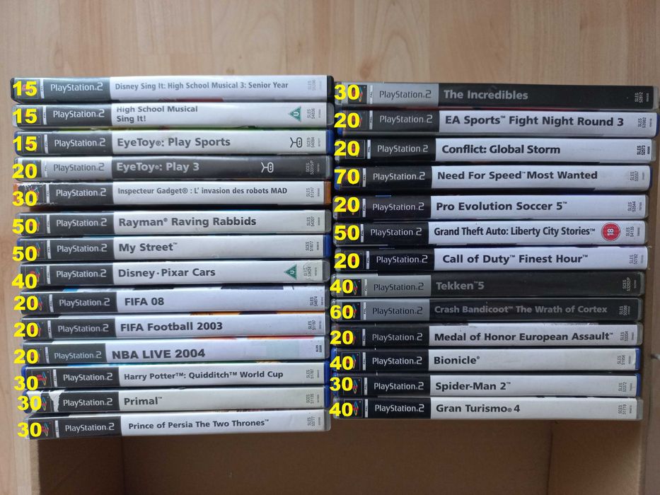 Sprzedam gry na ps3 ps2