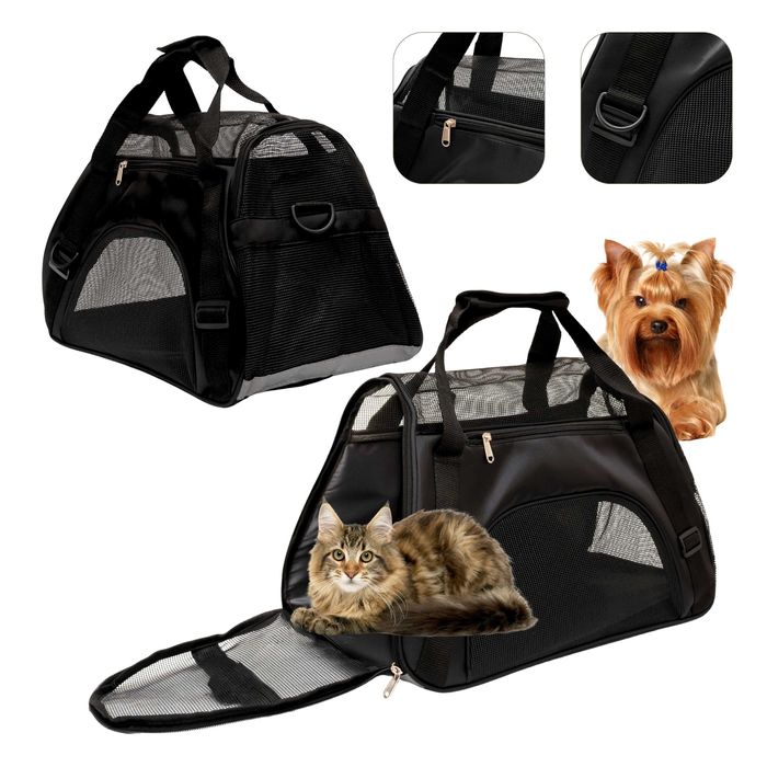 Transporter dla kota, pieska, idealny na podróże - NOWY 45x26x24 cm