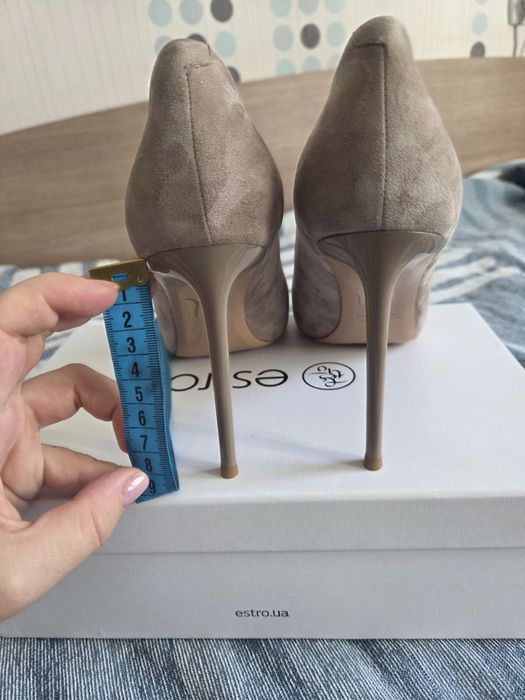 Шкіряні туфлі лодочки Estro, розмір 38, можна на 37,5