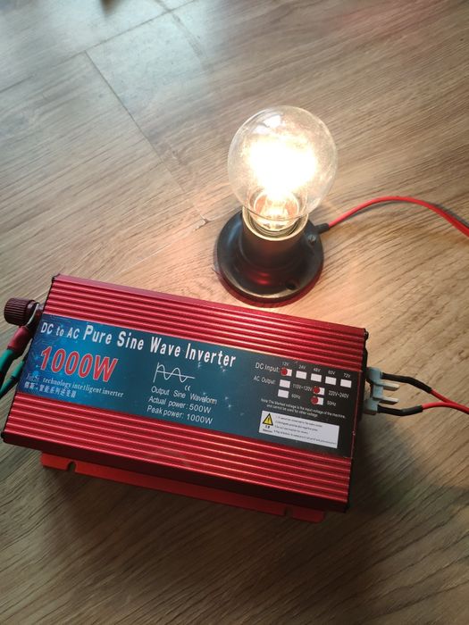 Інвертор 1000W 12 220 чистий синус