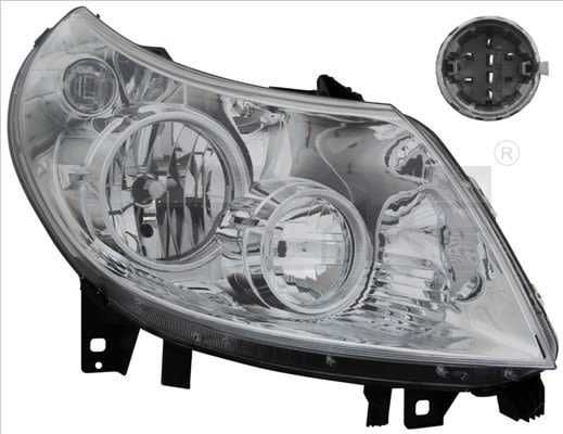 Fiat Ducato,Boxer,Jumper 10-14 Lampa/Reflektor prawy/
