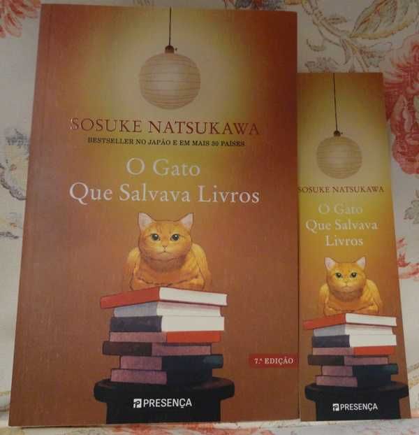 O "Gato que Salvava Livros" por Sosuke Natsukawa- portes incluídos