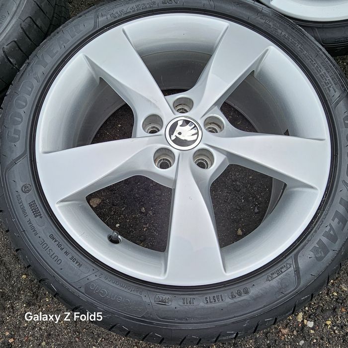 Alufelgi 16 Skoda Rapid Fabia III 5x100 ET46 Oryginalne 7jx16"