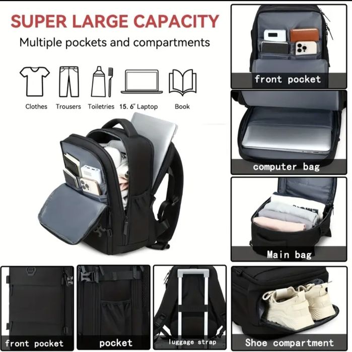 Рюкзак новий  3в1. Для подорожей. Ручна поклажа.