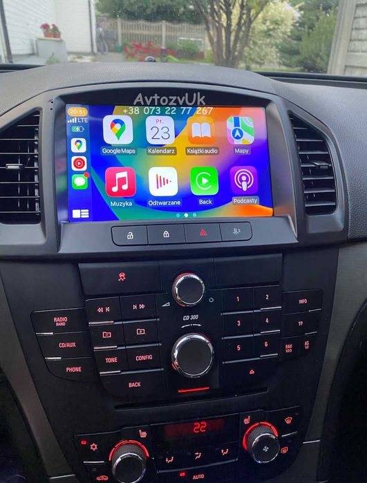 Магнитола INSIGNIA Opel BUICK Regal 2 дин Инсигния CarPlay Android 15
