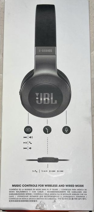 Auscultadores Bluetooth JBL E45 BT - Preto