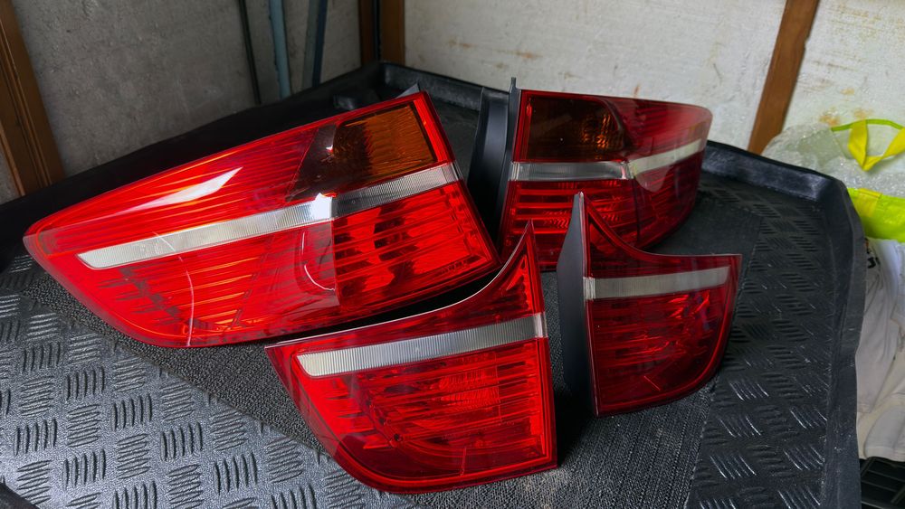 BMW X6 E71 2008-2012 (przedlift) HELLA komplet oryginalnych lamp tylnych
