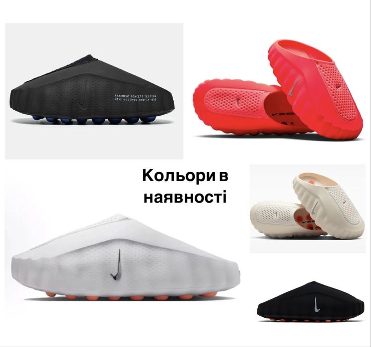 Новинка! Nike Mind 001 Black•Шльопанці,тапки,найк мінд,(чорні) nike,mind