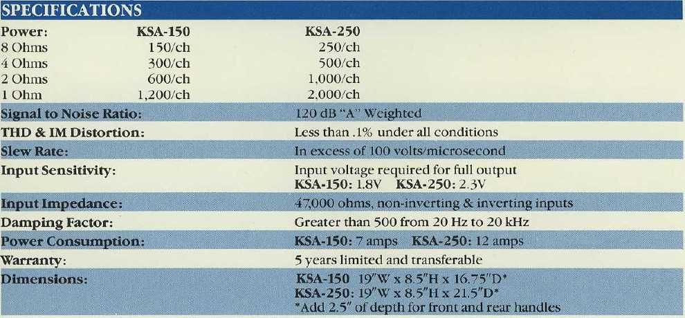 Krell KSA-250 усилитель мощности