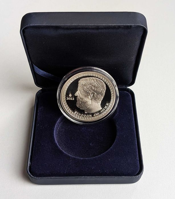 Moeda Prata 2022 10€ Grécia - Xenofonte - proof