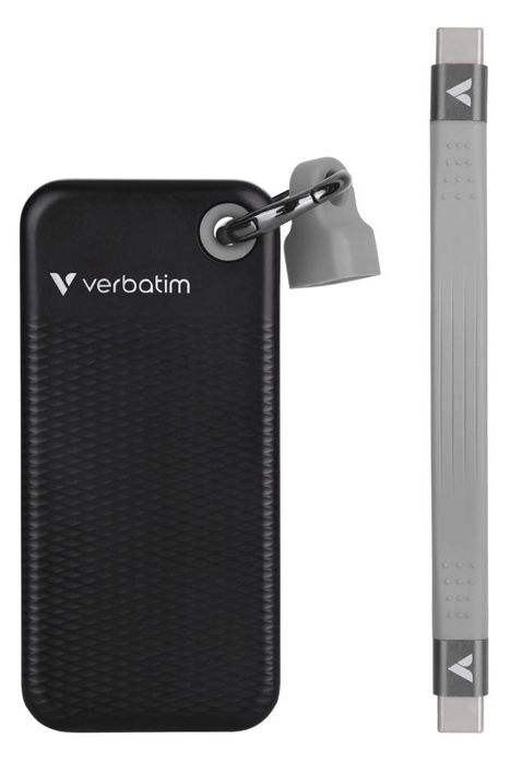 Твердотельный накопитель Verbatim Pocket SSD 1 ТБ Черный/серый