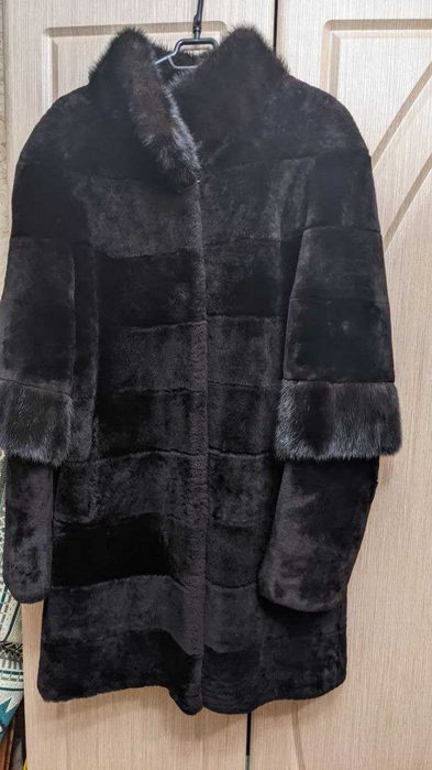 Жіноча шуба мутон - норка