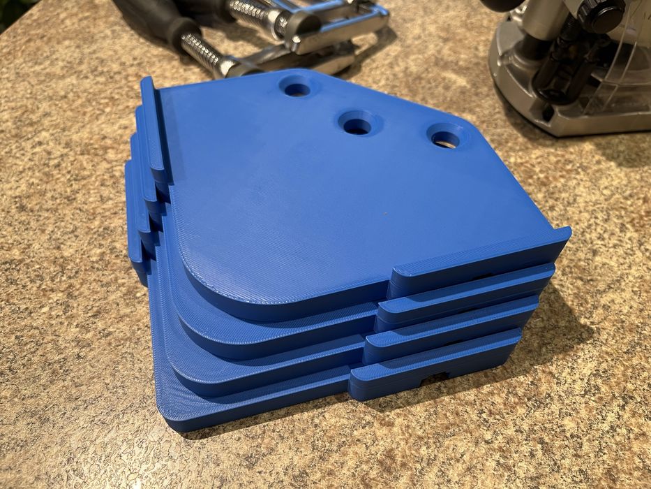 Komplet: szablon do zaokrąglania narożników frezarką, R10-40