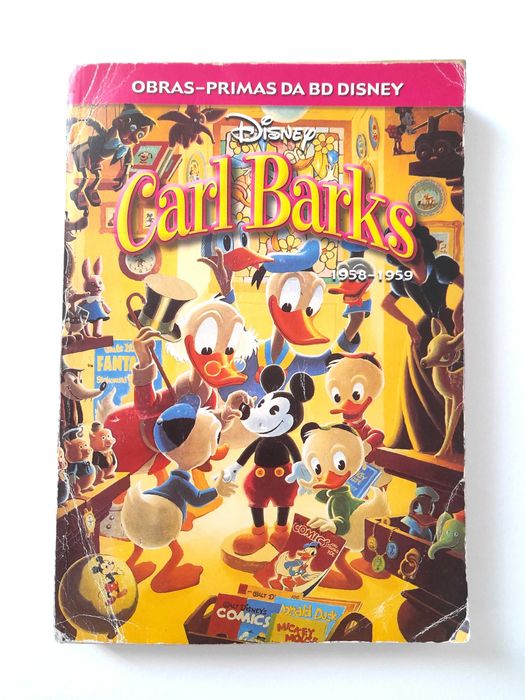Livro Obras-Primas da BD Disney Carl Barks 1958 a 1959 Volume 7