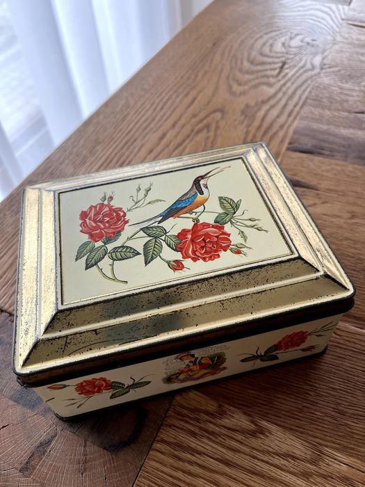 Puszka Pudełko na herbatę Niemeyer Holland Lata 1950/60 r.