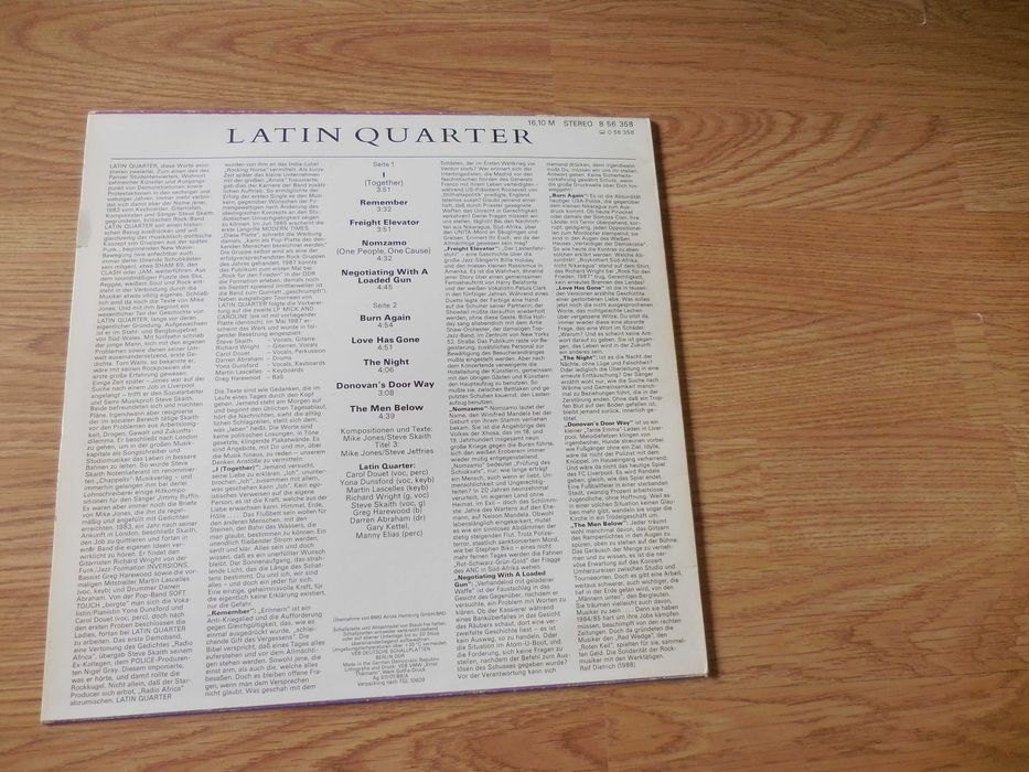 LATIN QUARTET 'Latin quartet' - LP -