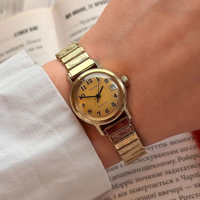 Lata 1960 Kelton. Vintage damski zegarek