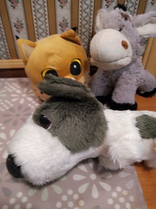 Pluszaki maskotki 3 sztuki