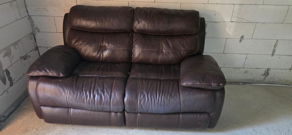 Продам шкіряний диван, натуральна шкіра, Німеччина