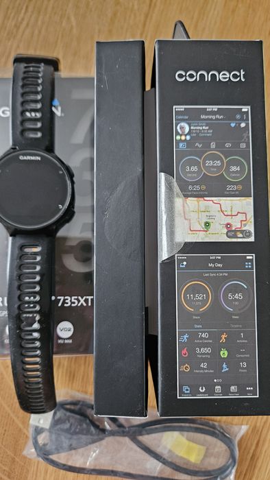 Zegarek Garmin Forerunner 735XT – bardzo dobry stan, komplet, sprawna