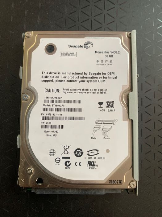 Жорсткі диски на 160гб і на 60гб!