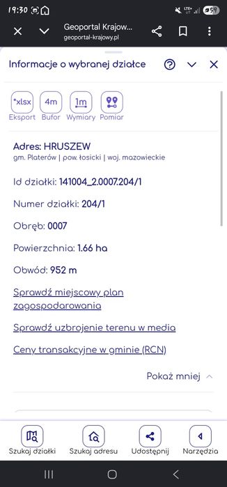 Sprzedam działkę rolną